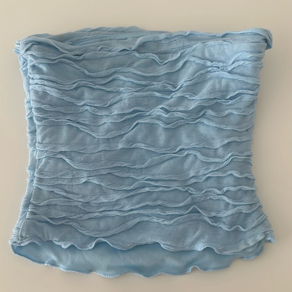 PRINCESS POLLY blue tube top - Picture 1 of 1